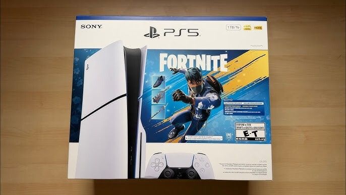 Console Sony PlayStation 5 - PS5 Slim Edition Standard - 1TB Fortnite Flowering Chaos