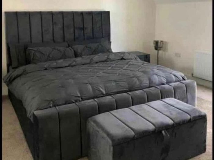 king size bumber bed frame with Mattress included