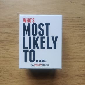 Who's Most Likely To Card Game