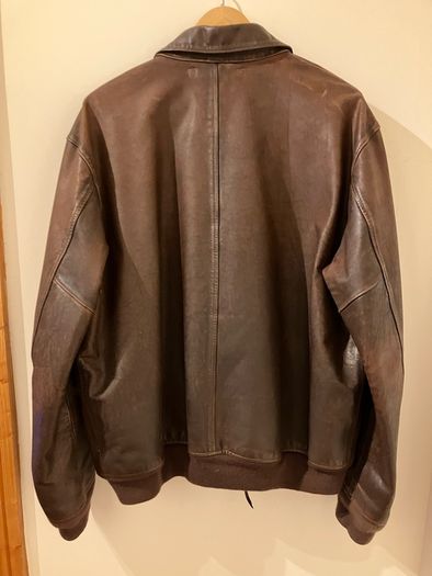 Ralph Lauren G1 Cowhide Flight Bomber Leather Jacket
