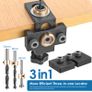 BRAND NEW EU Stock 3 in 1 Woodworking Doweling 8/10/15mm Jig Kit with Positioning Clip Adjustable Drilling Guide Puncher Locator Carpentry Image 4