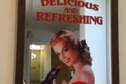 Coca Cola Mirror and Clock