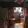 Loft bed frame with desk Image 2