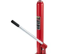 Hydraulic Long Ram Jack, 8 Tons/17363 lbs Capacity, with Single Piston Pump and Clevis Base, Manual Cherry Picker with Handle