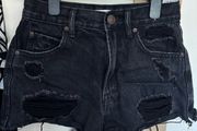 denim shorts