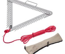 24in Aquatic Weed Rake, 3-Sided Lake Weed Rake with Handle, Portable and Foldable Pond Water Grass Razor, Stainless Steel Throwable Floating
