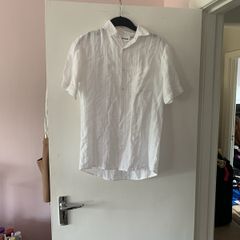 short sleeve shirt 100% linen