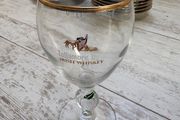 Tullamore Dew Irish coffee glass.