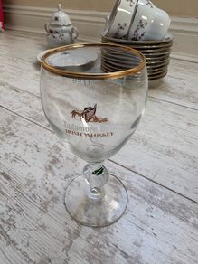 Tullamore Dew Irish coffee glass.