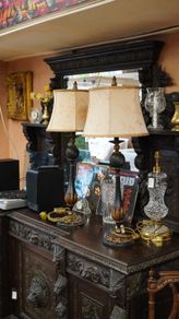 Large Vintage Table Lamps - Pair