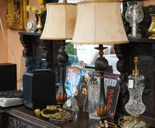 Large Vintage Table Lamps - Pair