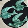 Carrig Ware   Ceramic  Pair of Swallows Image 3