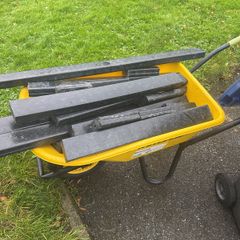 Recycled plastic off cuts