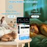Electric Dehumidifier, 3000ml Portable Small Dehumidifier for Bedroom with Ultra Quiet & Auto Shut off 7 Colorful LED for Wardrobe,basement,Bathroom,Closet,RV,Baby Nursery Image 4
