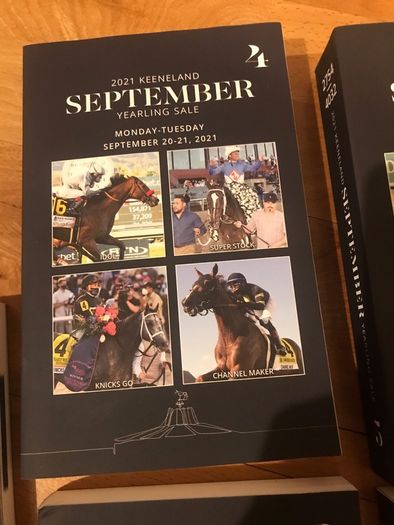 1to5 yearling sale 2021 book Keeneland