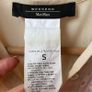 Weekend Max Mara Silk Cream Blouse with Floral Lace Trim Size S Image 4