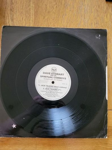 Dave Stewart and the Spiritual Cowboys Jack Talking 12 inch vinyl promo