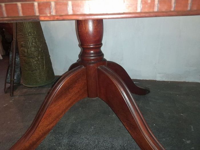Vintage Coffee Table with Lion Claw Feet