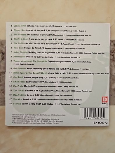 Greatest Hits Of The 60's  8CD Boxset