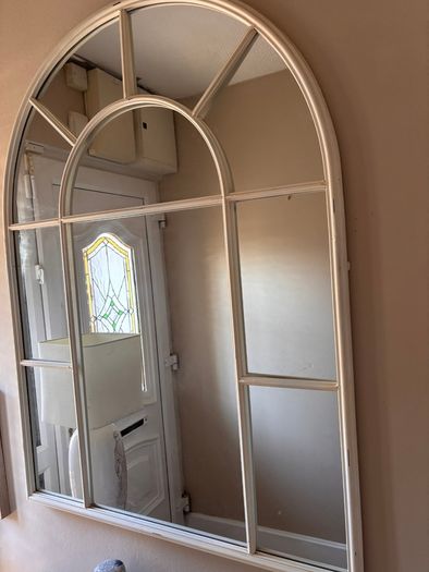 Off white arch mirror