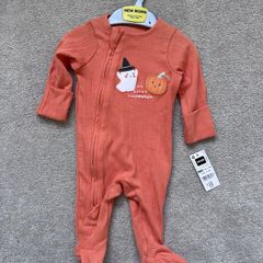 Newborn Brand New with Tags My First Halloween Baby Grow