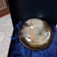 Domed Paper Weight John Constable
