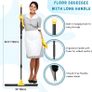 Floor Squeegee Outdoor Heavy Duty, 60cm Rubber Squeegee Broom with Long Handle 160cm for Cleaning Garage Courtyard Bathroom Shower Glass Window Tile Concrete Deck Marble Water Image 6