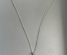 silver cross chain