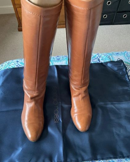 Authentic Sergio Rossi tall equestrian boots size 4