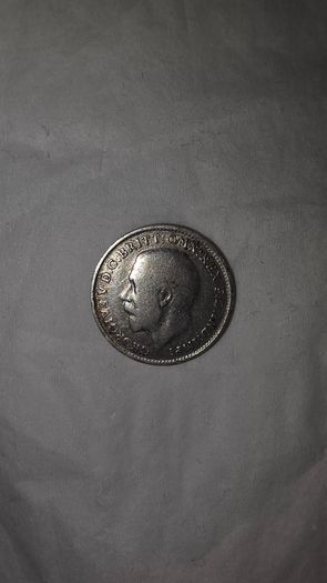 1918 Three pence 92.5% silver