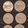 1940s Irish Sixpence SET 1942 Silver 1946 1947 1949 x2 Emergency Issue 7 Coins Image 5