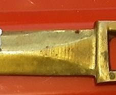Brass Dublin collectable letter opener
