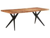 Dining Table 200x90x76 cm Solid Acacia Wood