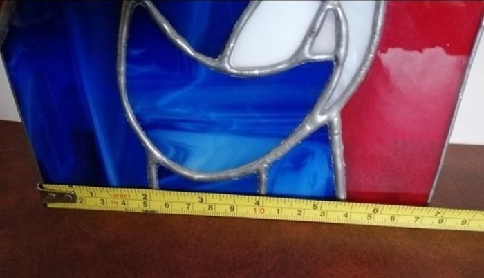 Madonna & Child Stained Glass Candle Holder