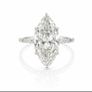Stunning 4.19ct Marquise Diamond Engagement Ring Image 8