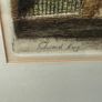 Signed Colour Etching by Cecil Tatton Winter & Edward King of St Clement Danes, London Image 2