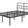 King Size Bed Frame 5ft with Curved Headboard, Heavy Duty Image 2