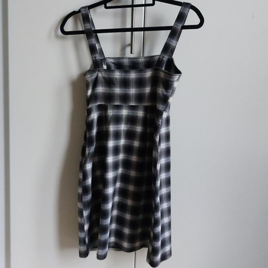 Hollister Black Gingham Mini Dress