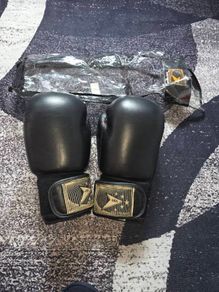 KMA leather boxing gloves 14oz