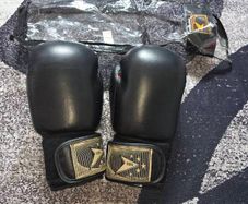 KMA leather boxing gloves 14oz