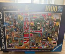 Ravensburger 1000 pieces jigsaw puzzle - Awesome alphabet E