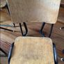 Adult size industrial Mid Century chairs Image 6