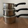 Stainless Steel Saucepan Set Image 2