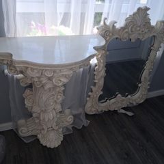 Mirror and stand