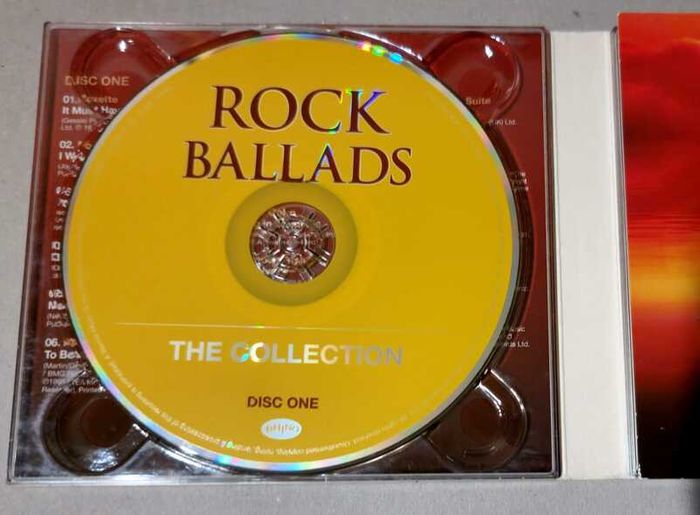 CD Rock Ballads: the Collection by Various Artists (2014), VG condition.