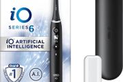 Oral-B iO6 Electric Toothbrush with Revolutionary iO Technology, Gifts For Women / Men, 1 Toothbrush Head, 5 Modes with Teeth Whitening, UK 2 Pin Plug, Black Lava (FREE POSTAGE)