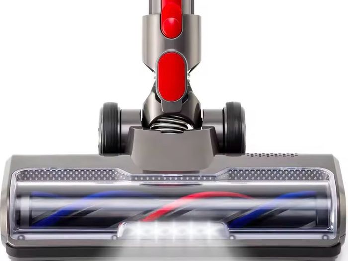 Drive Cleaner Brush Head For Dyson V7 V8 V10 V11 V15 Vacuum  with Turbo Bristle Roller and LED Lights for Hardwood and Carpet