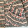 Zara Jacket -- Cream, Red and Navy - Size M Image 3