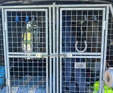Kennels for a hiace van
