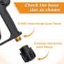 4000PSI High Pressure Washer Gun with 5 Water nozzle Tip, Cleaner Gun Car Wash Water Gun for Car Cleaning (M22 14MM Hose Connector & Karcher Quick connector) Image 4